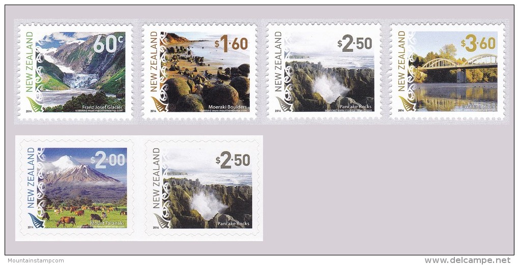 New Zealand 2014 Definitive Gummed And Self-adhesive MNH ** - Gebruikt