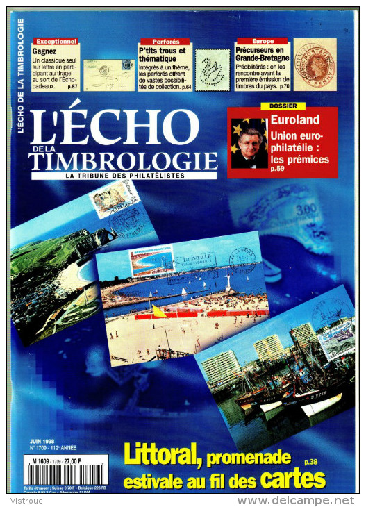 L'ECHO DE LA TIMBROLOGIE - N° 1709 - Juin 1998. - French (from 1941)