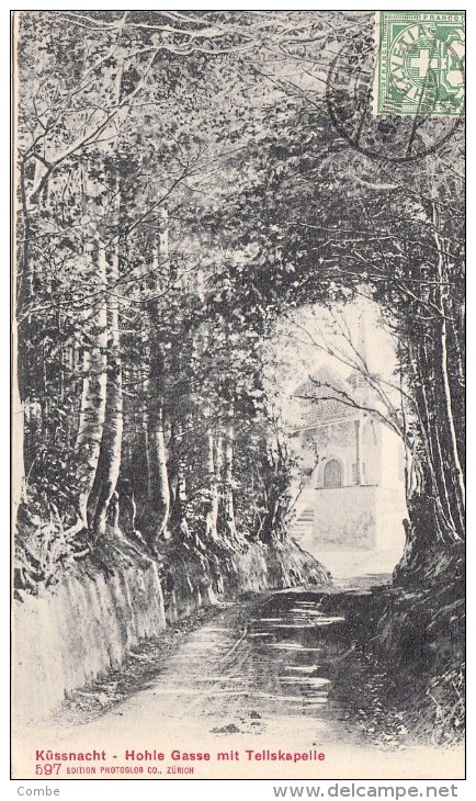 1907,  CARTE SUISSE, IMMENSEE, TELLS & KAPELLE /4778 - Brieven En Documenten