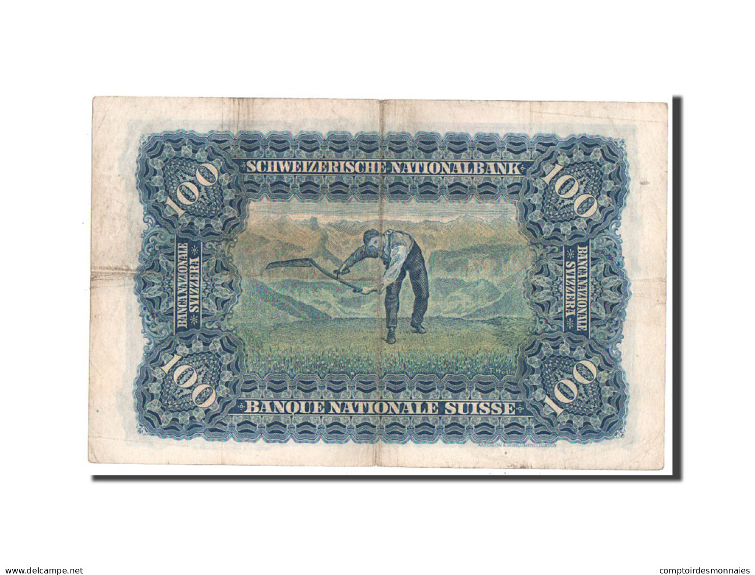 Billet, Suisse, 100 Franken, 1947, TB+ - Zwitserland