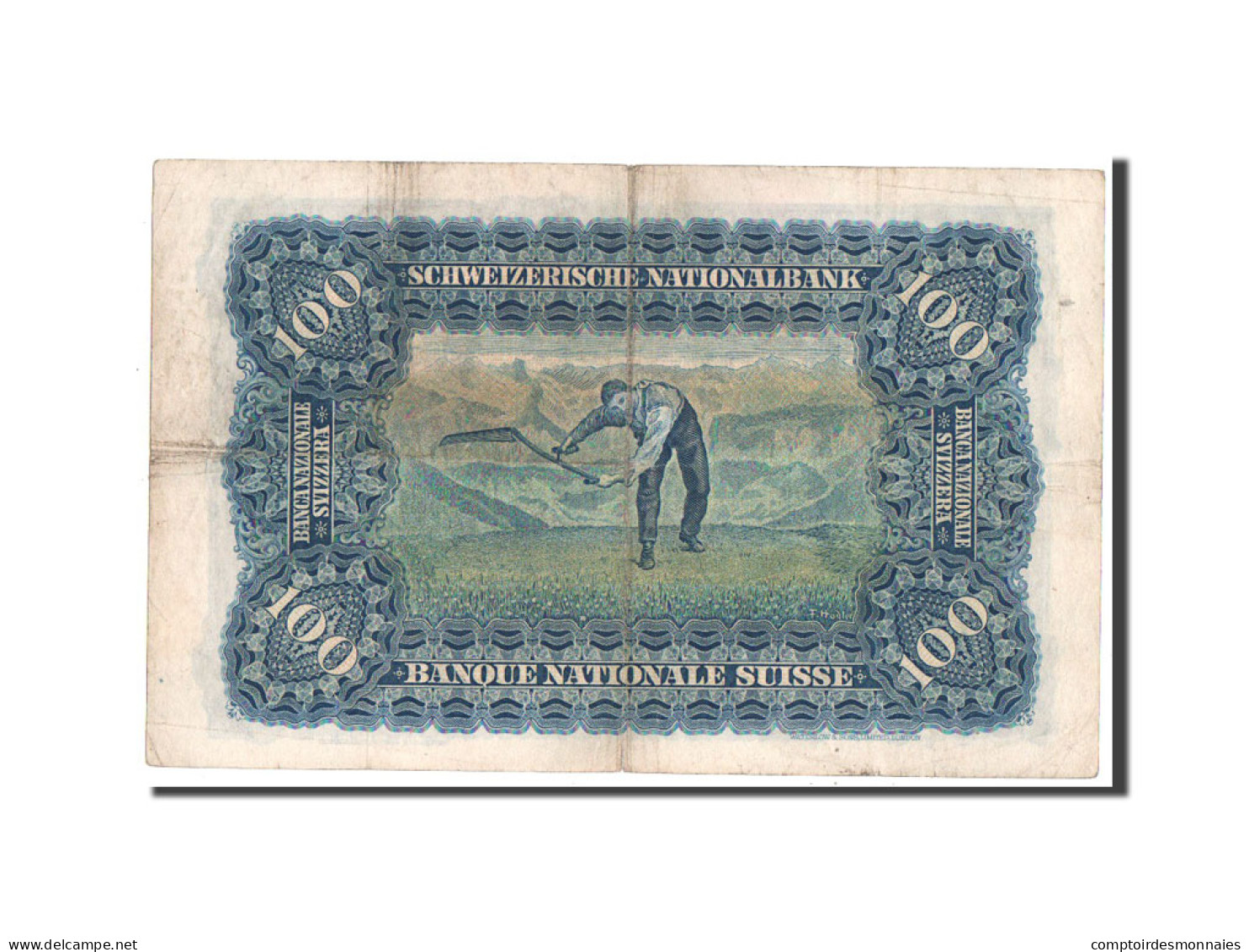 Billet, Suisse, 100 Franken, 1947, TB+ - Schweiz