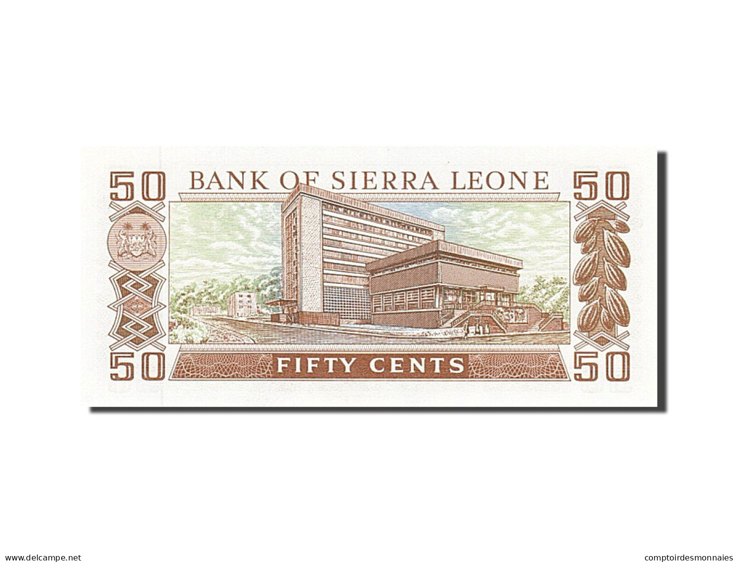 Billet, Sierra Leone, 50 Cents, 1984, 1984-08-04, NEUF - Sierra Leone