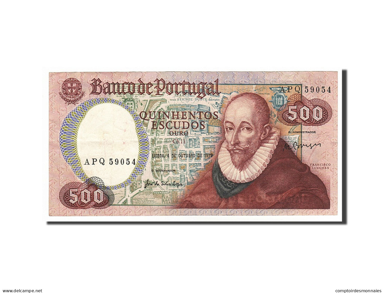 Billet, Portugal, 500 Escudos, 1979, 1979-10-04, TTB+ - Portugal