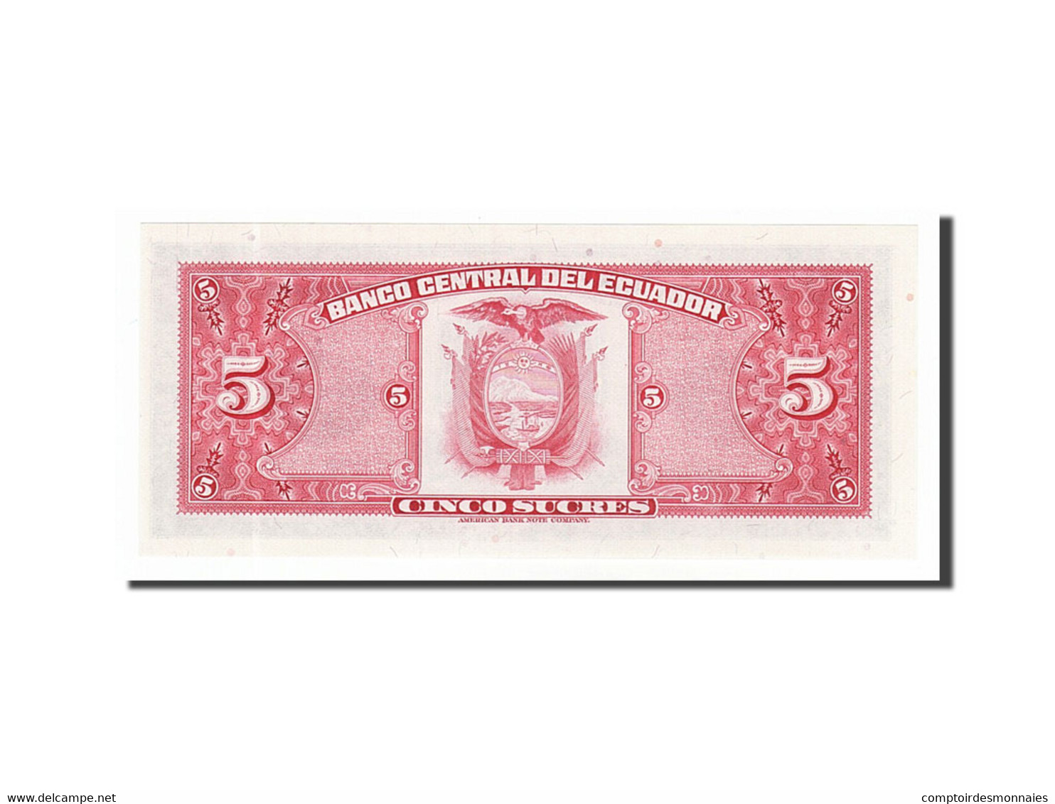 Billet, Équateur, 5 Sucres, 1983, 1983-04-20, NEUF - Ecuador