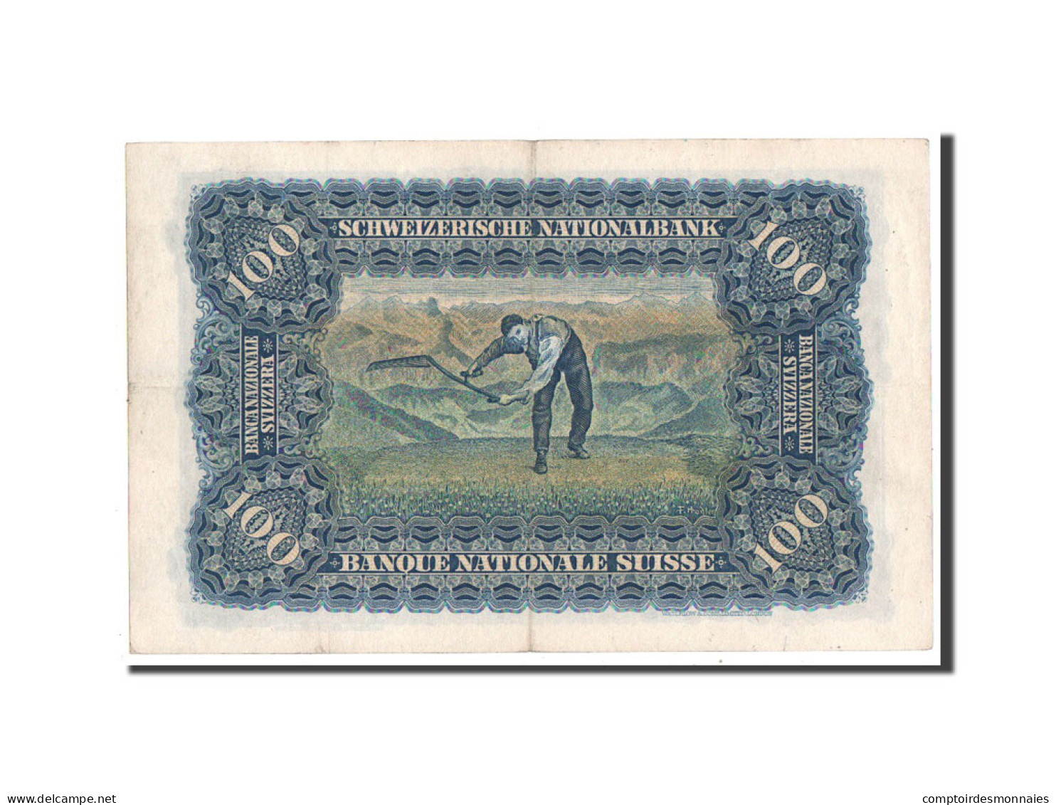 Billet, Suisse, 100 Franken, 1947, SUP - Suiza