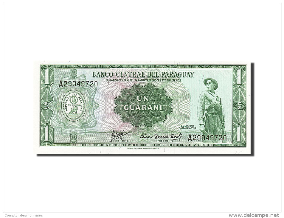 [#255674] Paraguay, 1 Guarani, Type 1952-1963 - Paraguay
