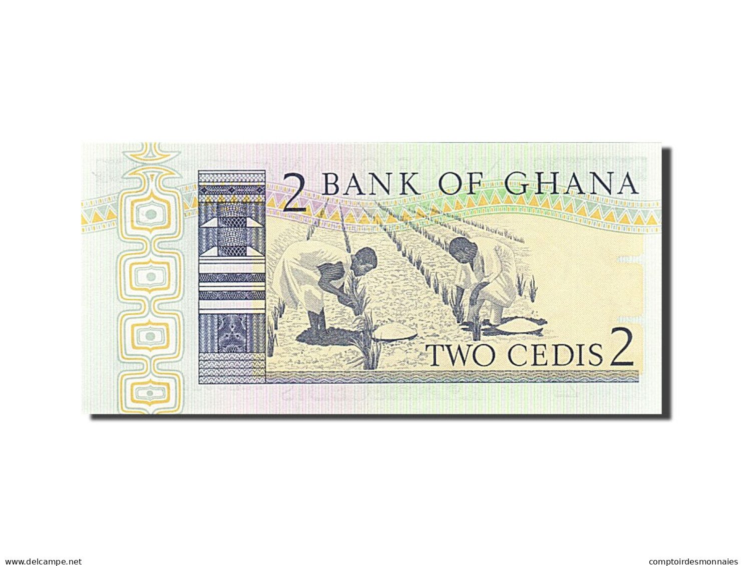 Billet, Ghana, 2 Cedis, 1982, 1982-03-06, NEUF - Ghana