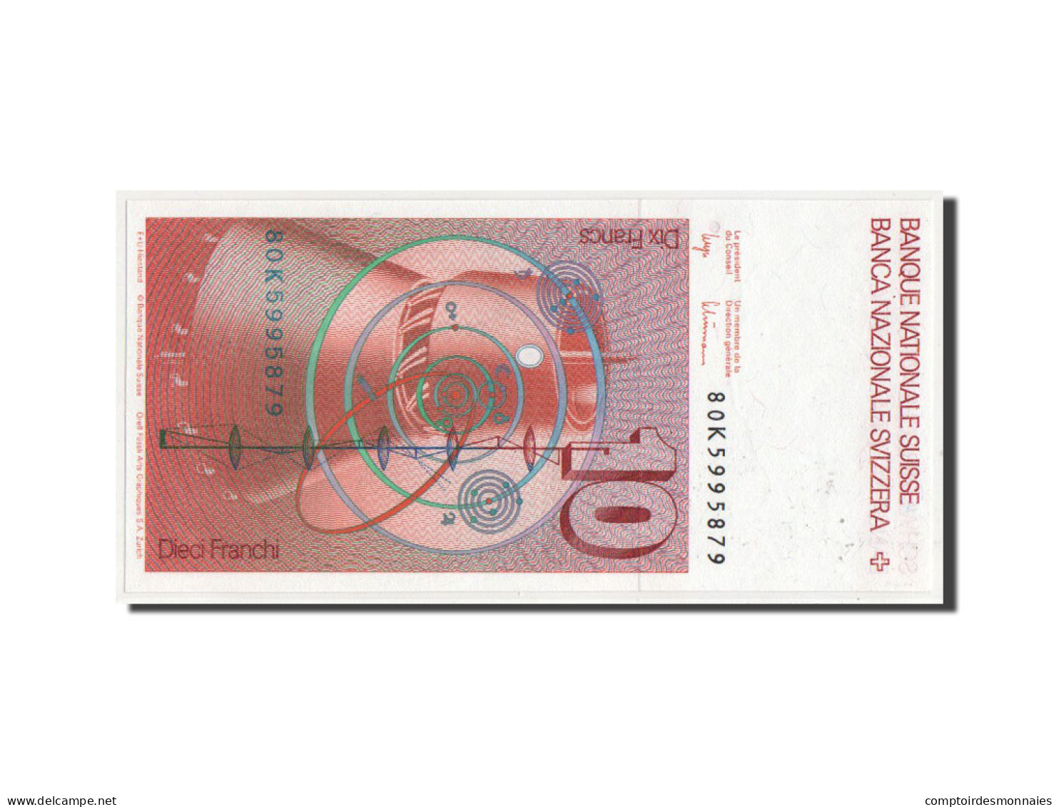 Billet, Suisse, 10 Franken, 1979, SPL+ - Suisse