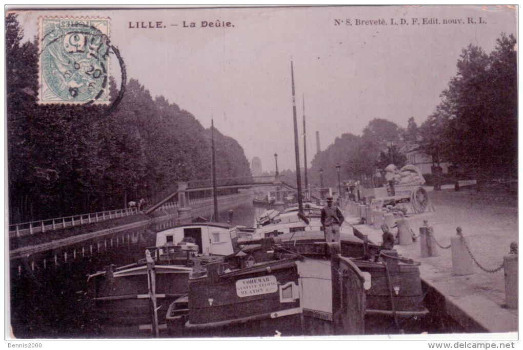 LILLE - La Deûle -  N°8 BrevetéI.D.F. Ed. Nouv. R.L. - Lille