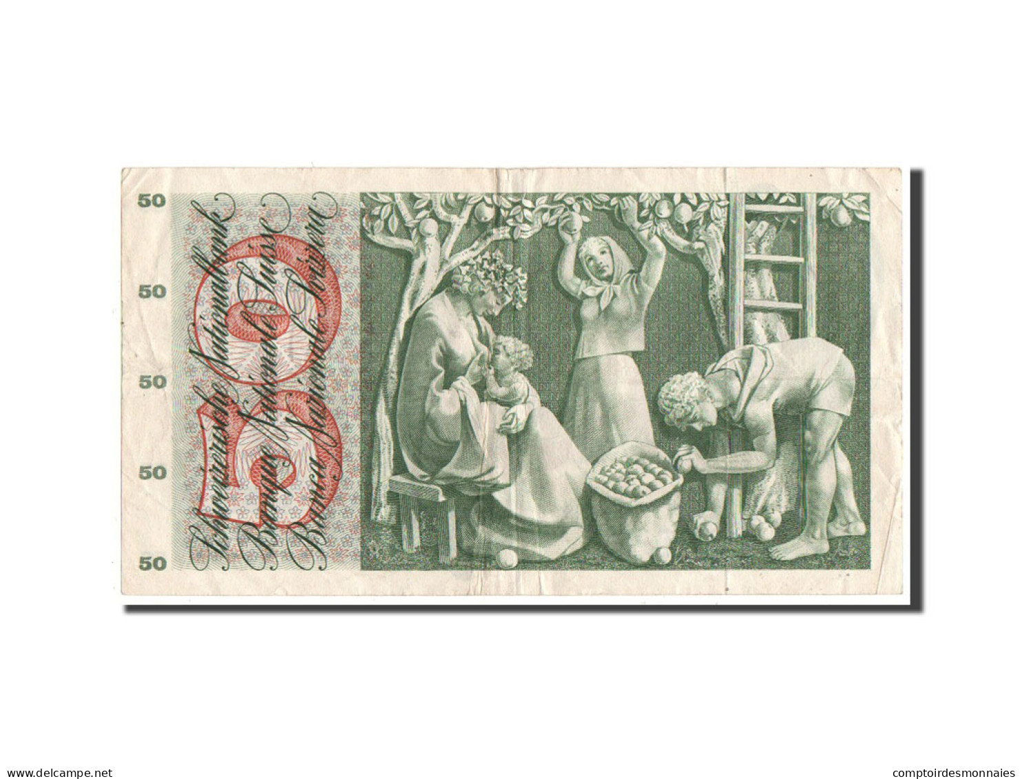 Billet, Suisse, 50 Franken, 1965, TTB - Suisse