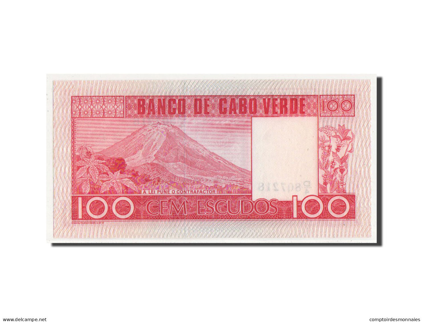 Billet, Cape Verde, 100 Escudos, 1977, SPL+ - Cape Verde