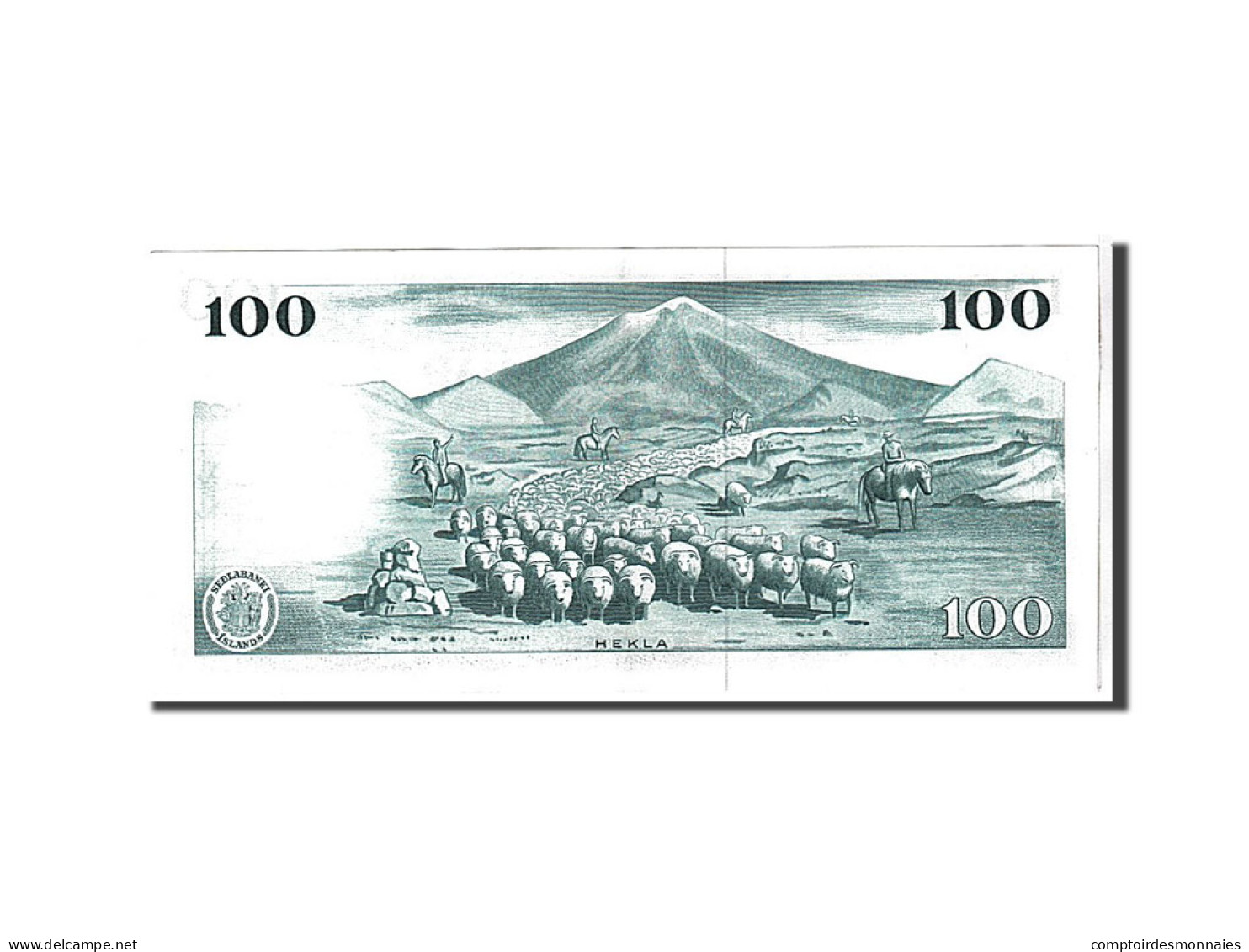 Billet, Iceland, 100 Kronur, 1961, KM:44a, NEUF - Islande