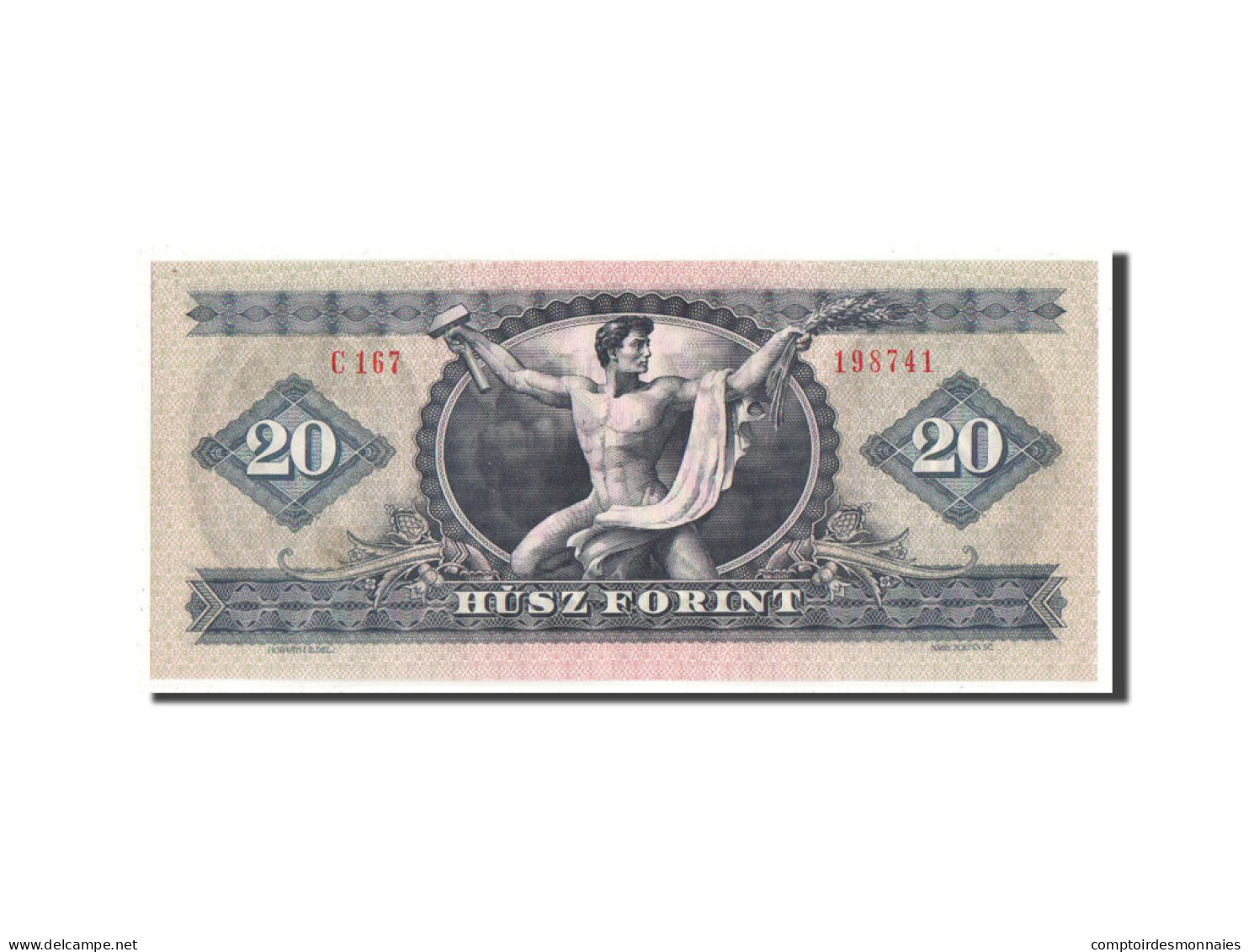 Billet, Hongrie, 20 Forint, 1975, SPL+ - Ungarn