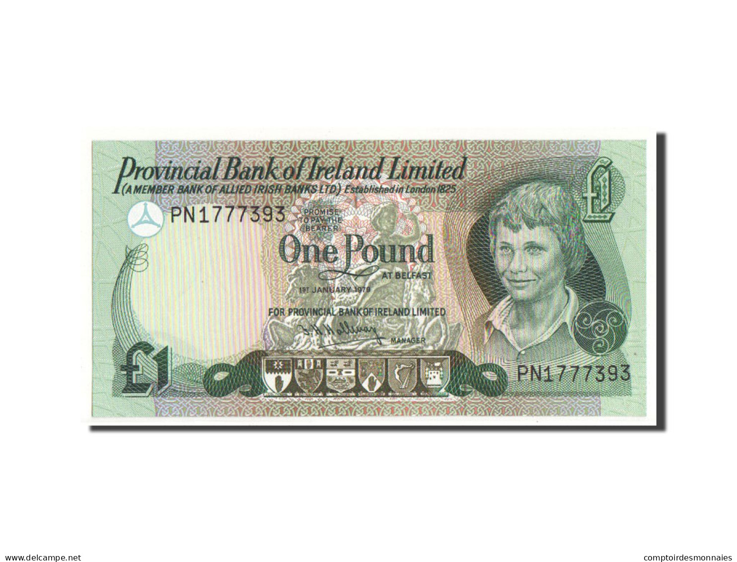 Billet, Northern Ireland, 1 Pound, 1979, NEUF - Irlanda