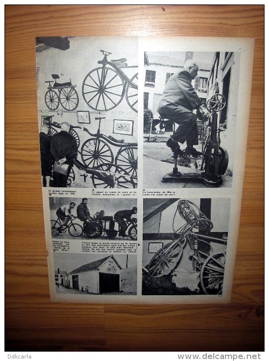 Reportage Met Foto´s Uit Oud Tijdschrift 1966 - Le Musée Du Cycle à Maule - Seine-et-Oise "Moulin De La Petite Reine" - Ohne Zuordnung