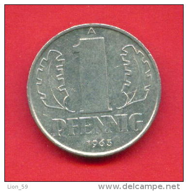 F2453A / - 1 Pfening 1963 (A) - DDR , Germany Deutschland Allemagne Germania - Coins Munzen Monnaies Monete - 1 Pfennig