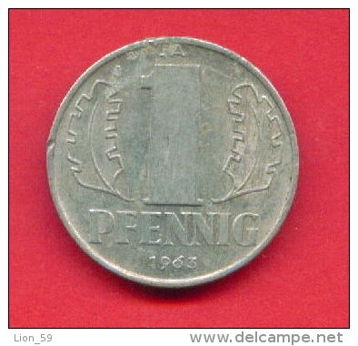 F4301 / - 1 Pfening 1963 (A) - DDR , Germany Deutschland Allemagne Germania - Coins Munzen Monnaies Monete - 1 Pfennig