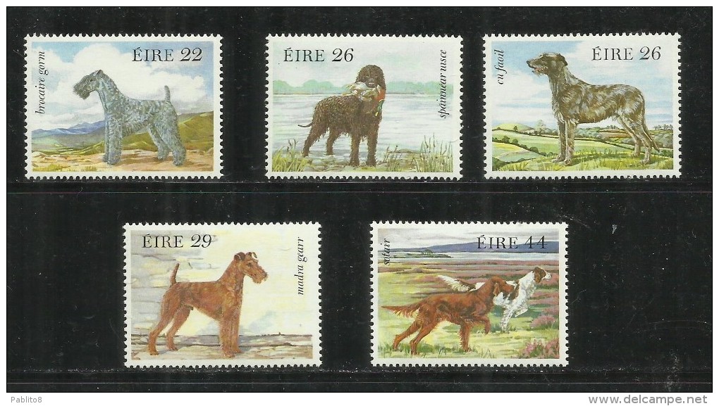 EIRE IRELAND IRLANDA 1983 DOGS CANI COMPLETE SET MNH - Ungebraucht