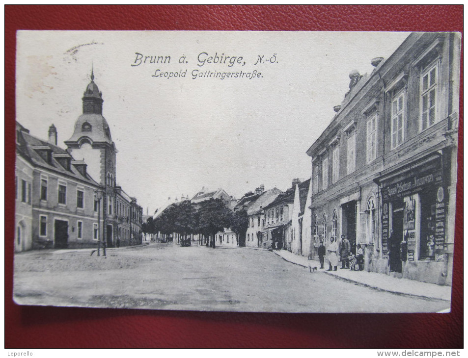 AK BRUNN Am Gebirge B.Mödling Strasse 1916   ///  D*12836 - Mödling