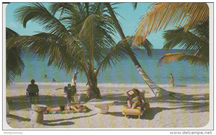 R : Mexique :  Bathers  En La  Playa  San  Juan , Cozumel  , Mexico - Mexique