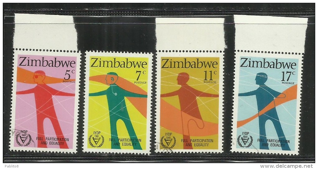 ZIMBABWE 1981 DISABLED PEOPLE DISABILI MNH - Zimbabwe (1980-...)