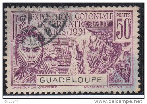 Guadeloupe Exposition Coloniale  N° 124 - Oblitérés