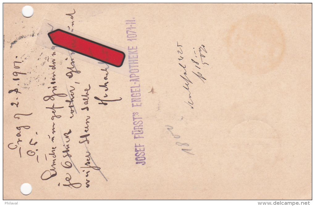 AUTRICHE : Entier Postal Avec Affranchissement Complémentaire Oblitéré PRAG Le 2.VIII.1901, à Destination De Genève - Autres & Non Classés