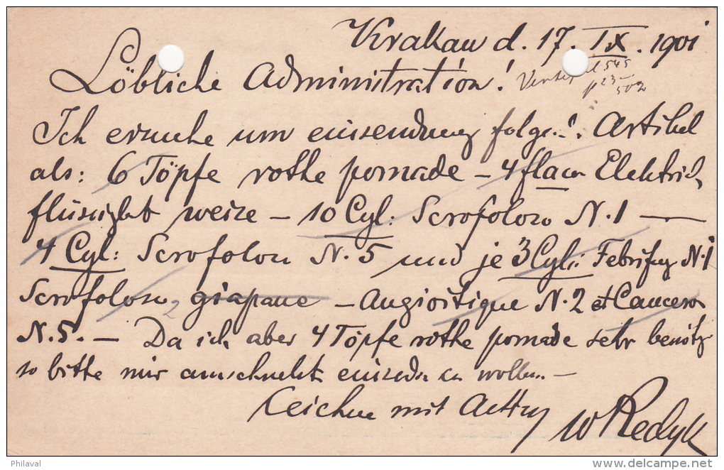 AUTRICHE : Entier Postal Avec Affranchissement Complémentaire Oblitéré Le 18.IX.1901, à Destination De Genève - Autres & Non Classés