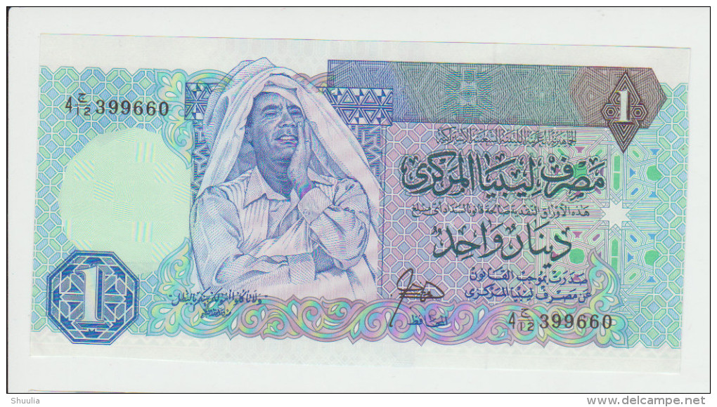 Libya 1 Dinar 1988  Pick 54 UNC - Libya