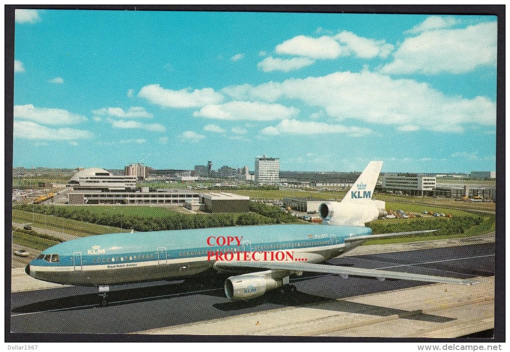 KLM -Airport Schiphol ,...,NOT Used. See The 2 Scans  For Condition. ( Originalscan !!! ) - 1946-....: Moderne