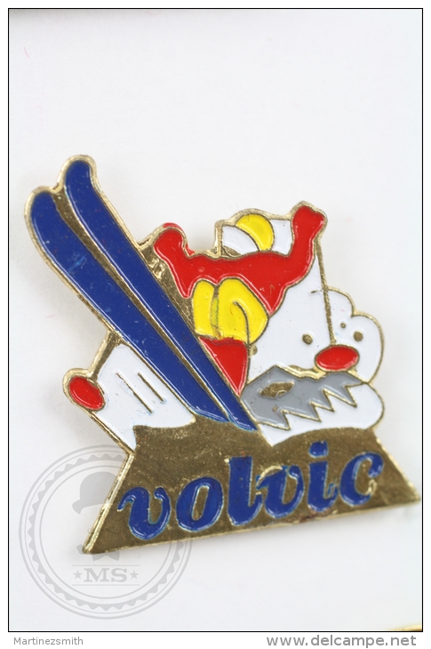 Ski Jumping - Volvic Advertising - Pin Badge #PLS - Sports D'hiver