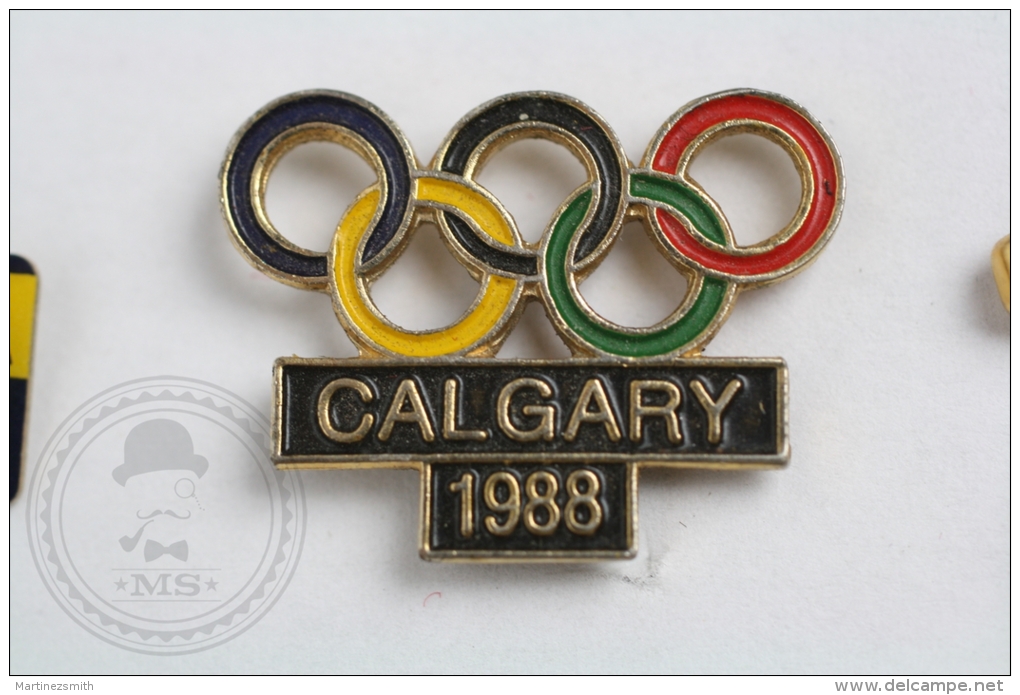 Olympic Games Calgary 1988 - Pin Badge #PLS - Juegos Olímpicos