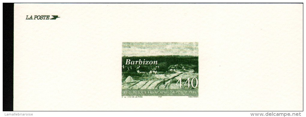 EPREUVE DE L'IMPRIMERIE DES TIMBRES-POSTE - 1995 - BARBIZON - Epreuves De Luxe