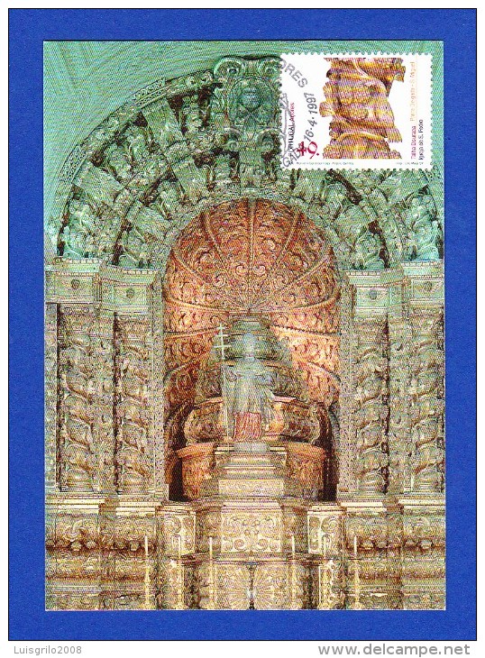 CARTE MAXIMUM -- A ARTE E OS DESCOBRIMENTOS PORTUGUESES - RETÁBULO DA CAPELA MOR DA IGREJA DE S. PEDRO - Maximumkarten (MC)