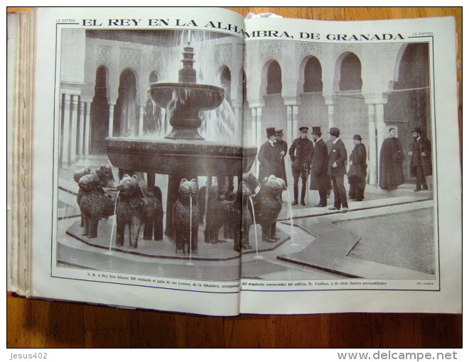 REVISTA LA ESFERA  ( MADRID 1914 ) ENCUADERNADO ( 28 REVISTAS DESDE 9/1/1915 al 24 /7/1915