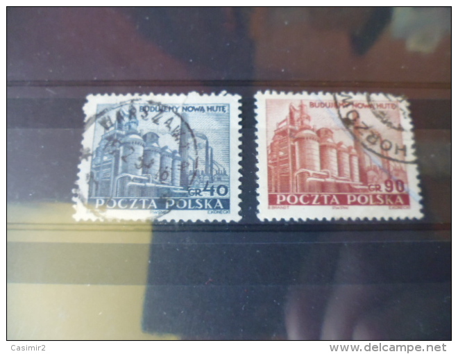 POLOGNE TIMBRE  COLLECTION  YVERT N° 602.+605 - Used Stamps