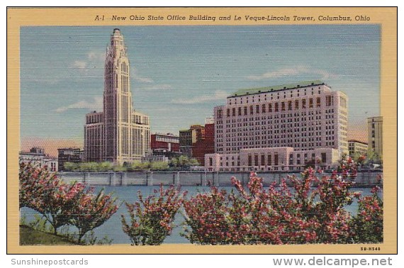 New Ohio State Office Building And Le Veque Lincoln Tower Columbus Ohio - Columbus