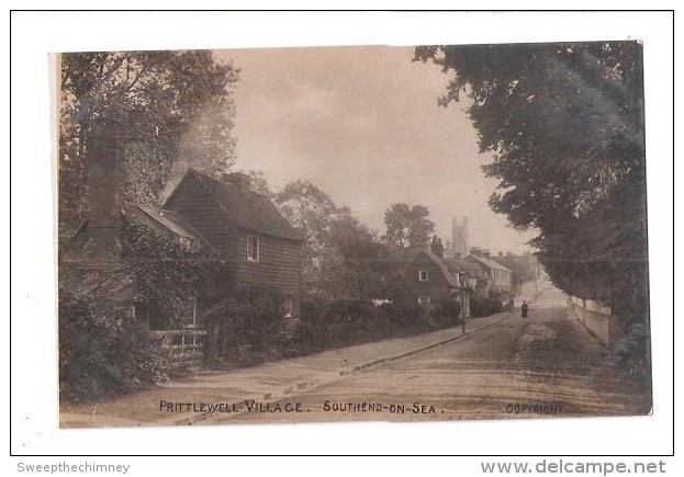 RP Prittlewell Village Southend-on-Sea Essex,Real Photographic Postcard RP - Andere & Zonder Classificatie