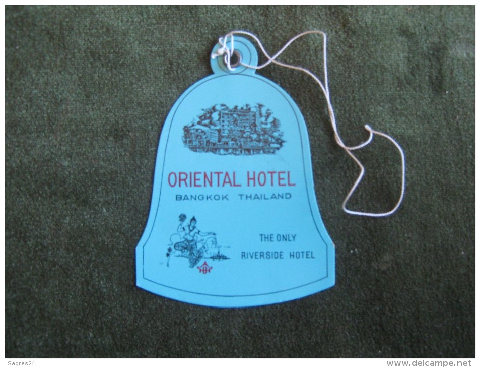 Oriental Hotel,Bangkok-thailand-Vi Ntage Luggage Label,Etiquette Valise - Hotel Labels