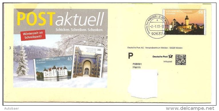 Deutschland Ganzsache Eigenausgabe Der Deutschen Post Mit Vorausentwertung EA A40 - Enveloppes - Oblitérées