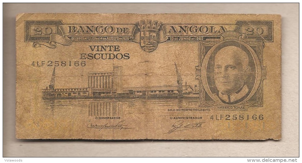 Angola - Banconota Circolata Da 20 Scudi - 1962 - Angola