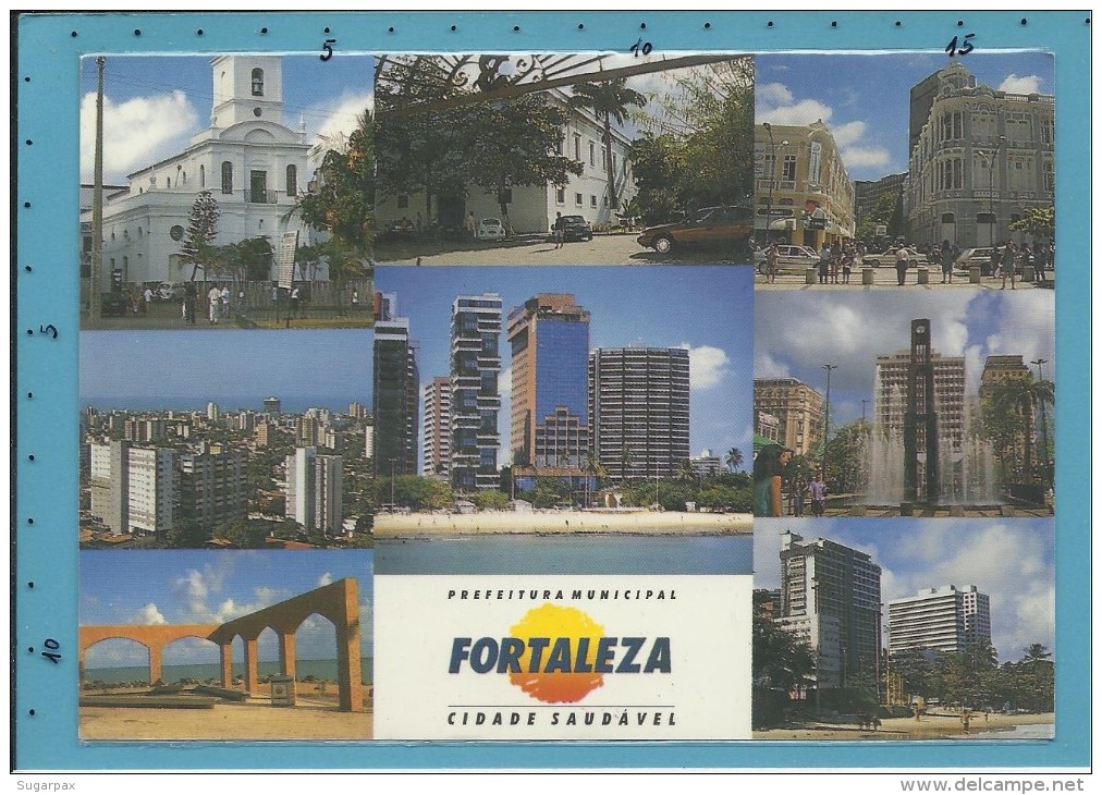 FORTALEZA -  8 VISTAS - BRAZIL - 2 Scans - Fortaleza
