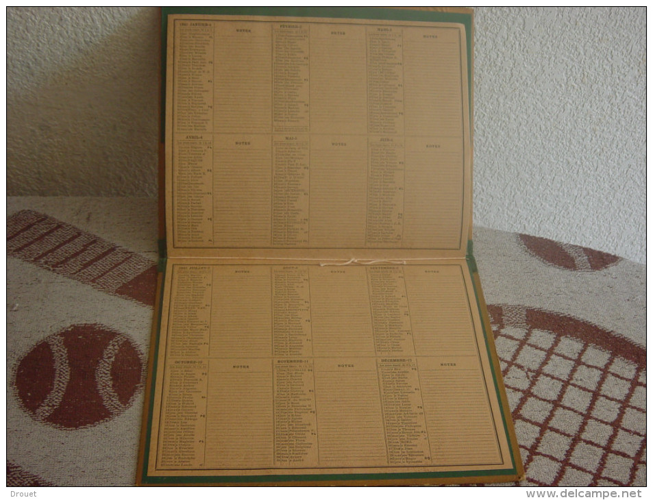 CALENDRIER SIGNE - LES BIGOUDINES - 1942 - Grand Format : 1941-60