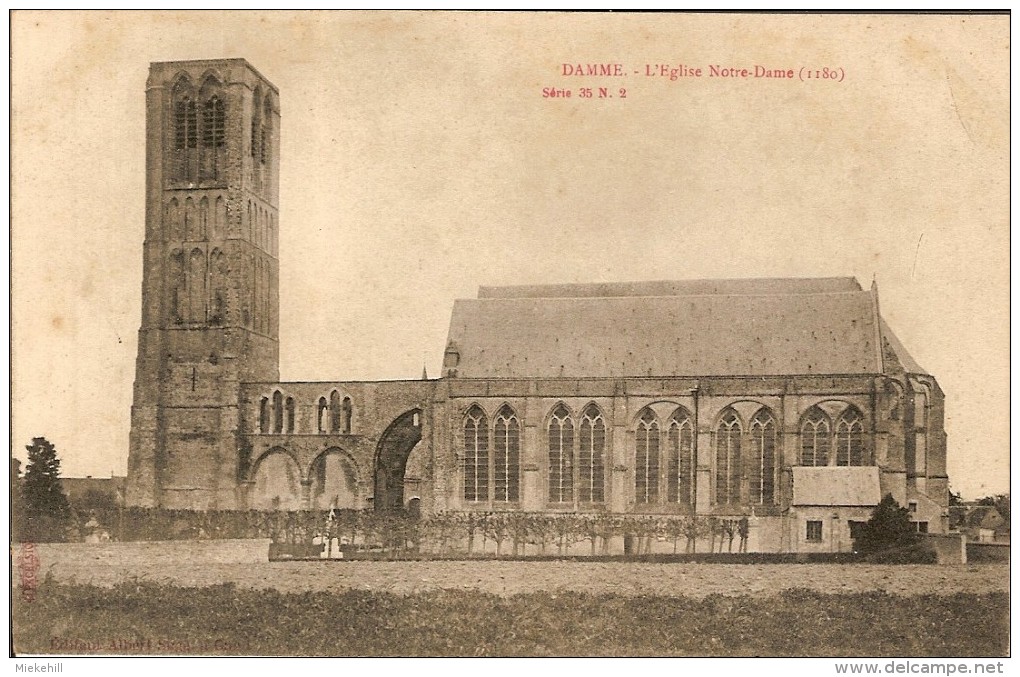 DAMME-L'EGLISE NOTRE DAME-sugg - Damme