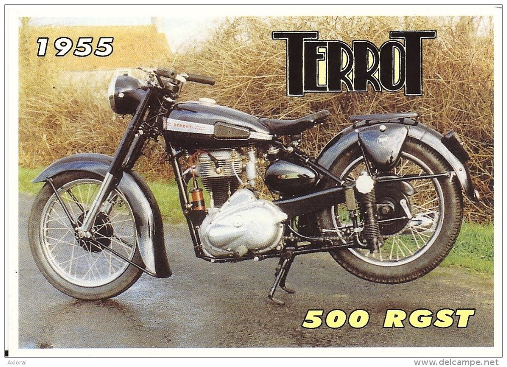 MOTO TERROT 500 RGST 1955 GROS PLAN ED CENTENAIRE 08 TBE - Motorbikes