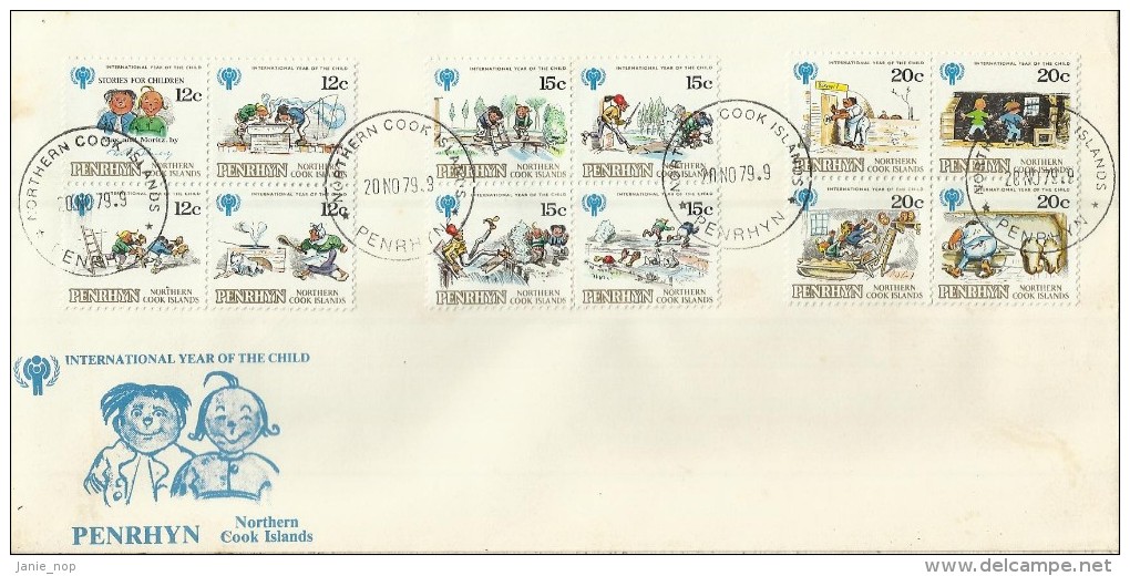 Penrhyn 1979 International Yaer Of The Child FDC - Penrhyn