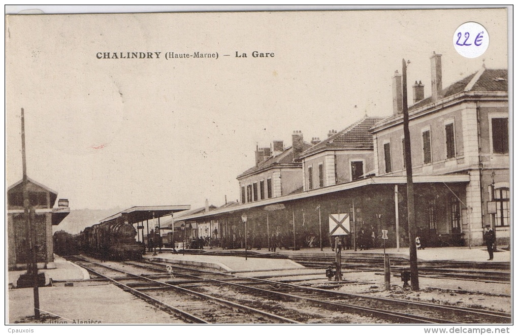 CHALINDRY La Gare (CHALINDREY, Train) - Chalindrey