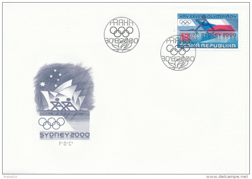 Czech Rep. / First Day Cover (2000/14) Praha: Olympic Games 2000 - Sydney - Summer 2000: Sydney