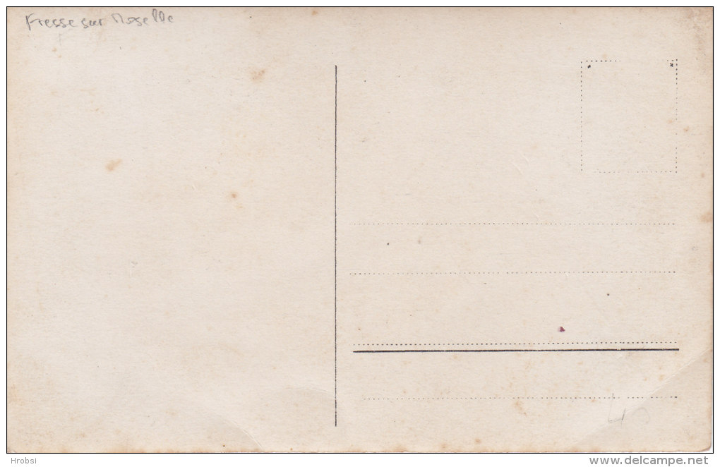 FRESSE SUR MOSELLE,  Carte-photo Interessante, Dame Expliquant Un Lieu - Fresse Sur Moselle