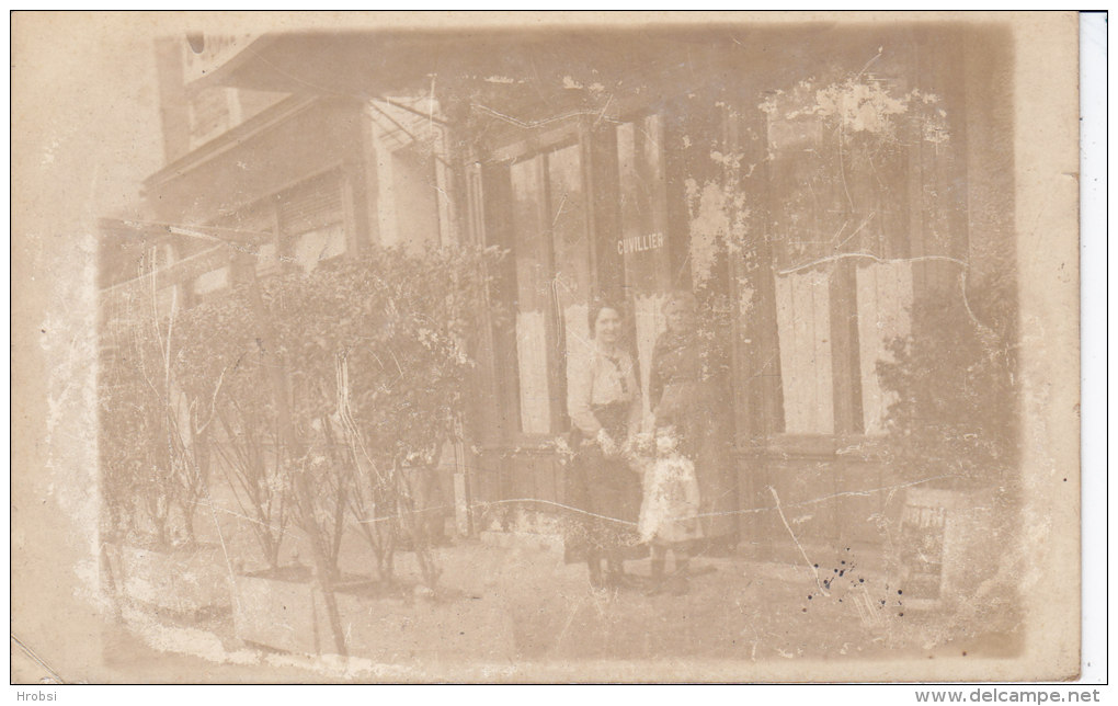 FRESSE SUR MOSELLE,  Carte-photo Devant Restaurant, Deux Scans - Fresse Sur Moselle